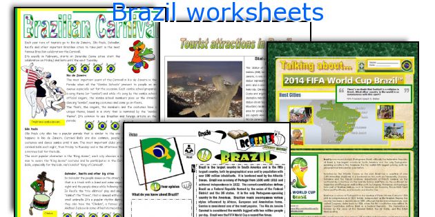 English teaching worksheets: Brazil
