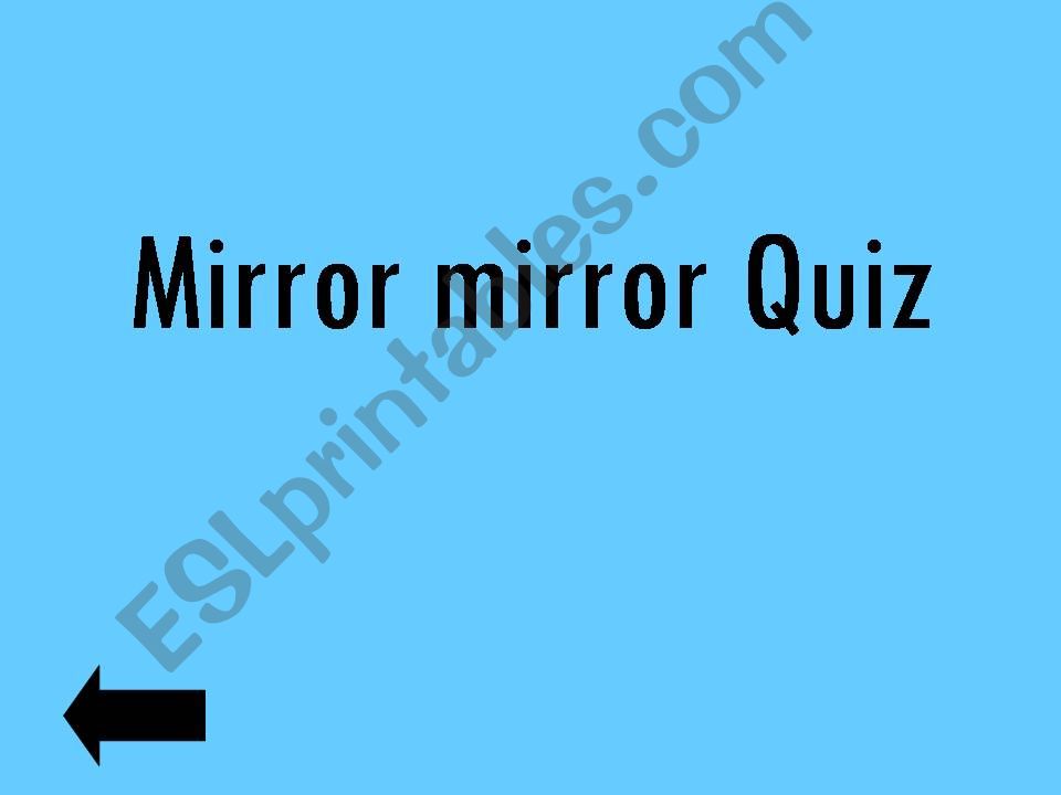 Mirror mirror snow white quiz powerpoint