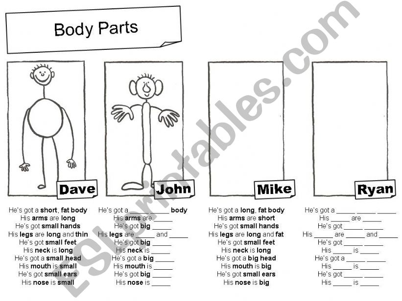 Body Parts powerpoint