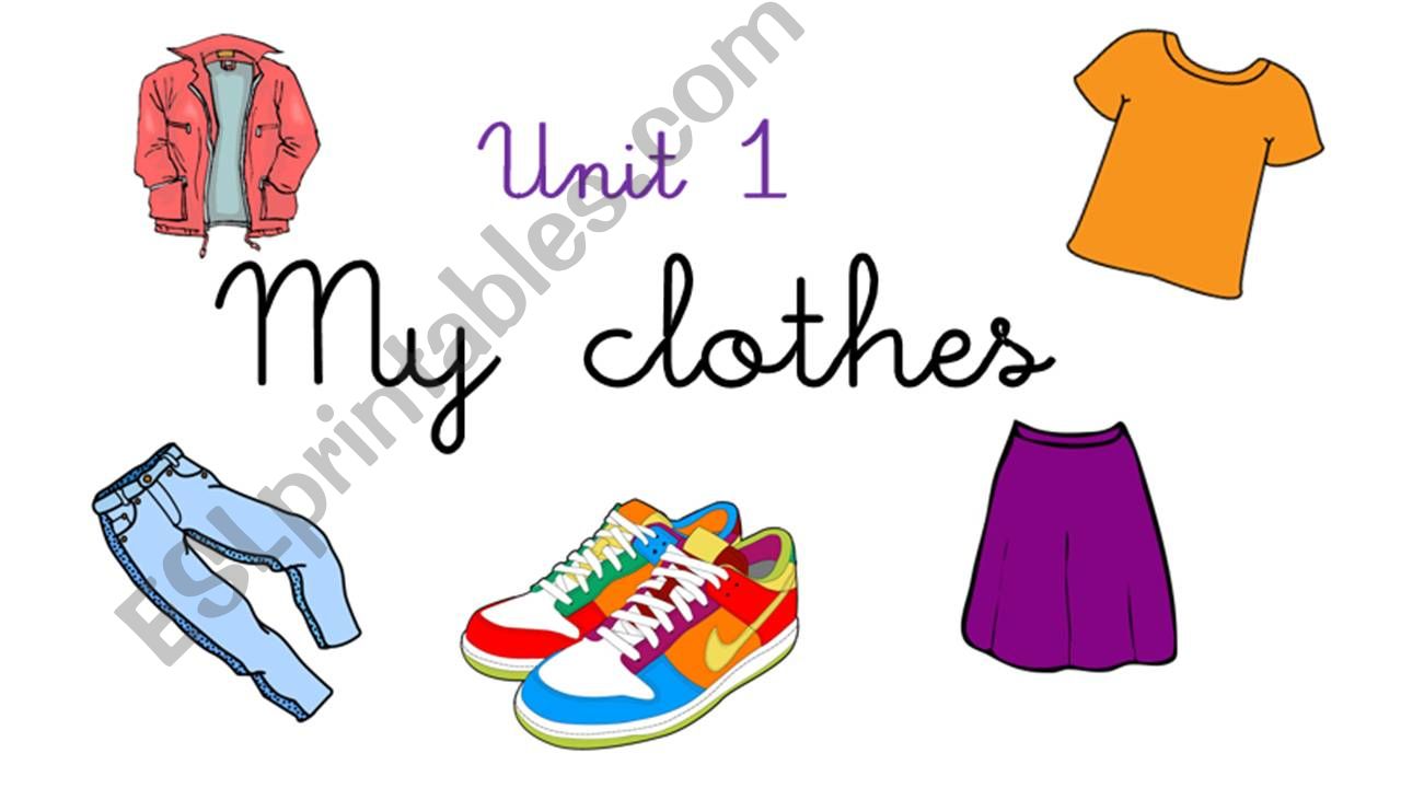 My clothes powerpoint