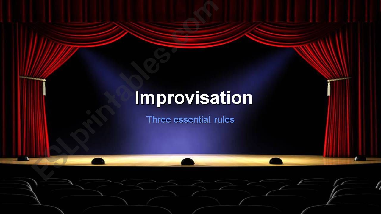 The Basics of Improvisation powerpoint