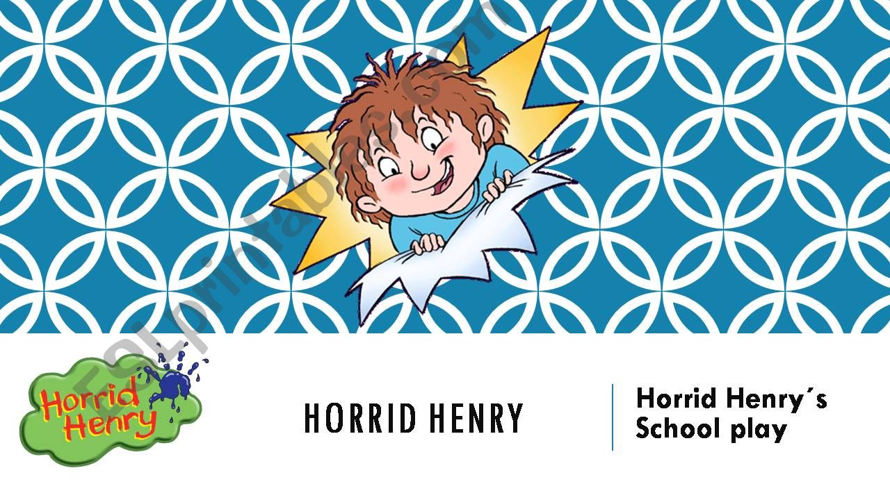Horrid Henrys School Play powerpoint