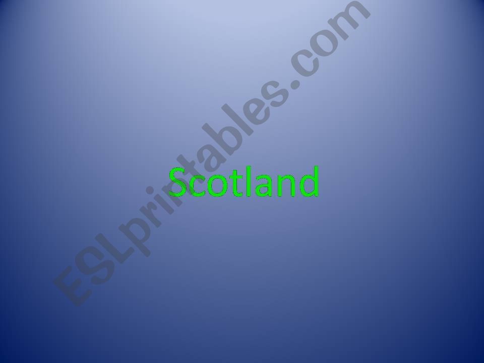 Scotland powerpoint