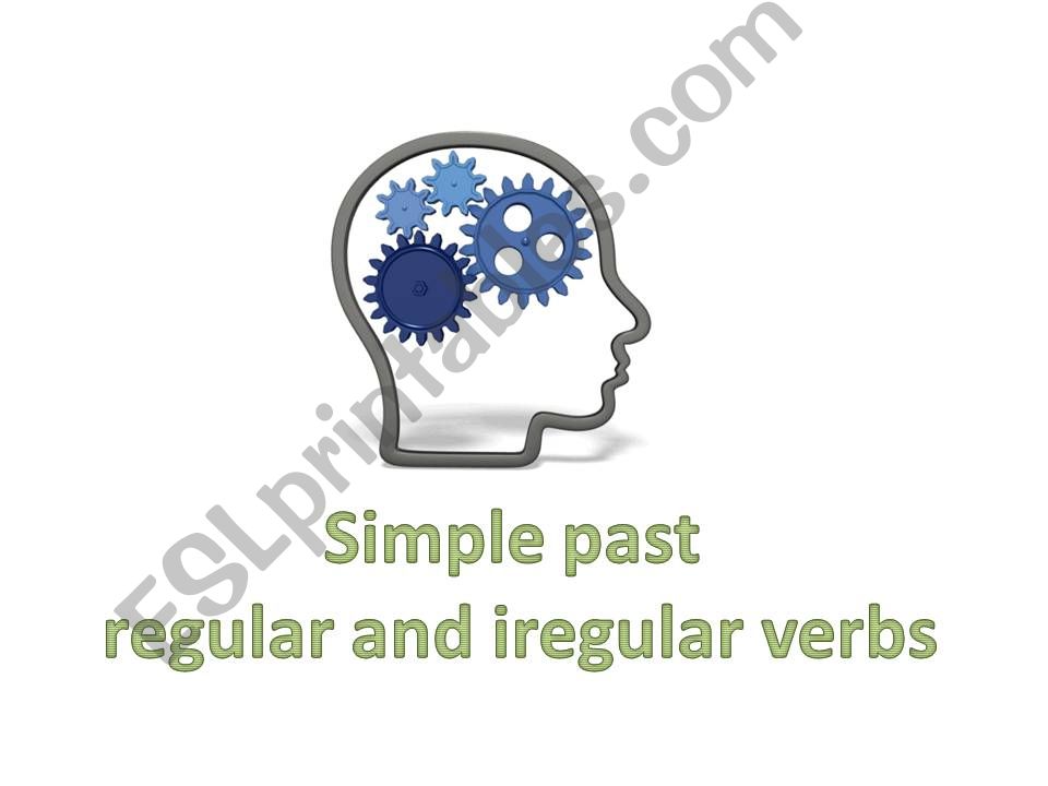 Past regular and iregular verbs with video on youtube