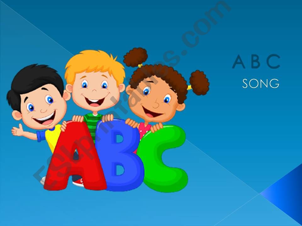 The alphabet song powerpoint