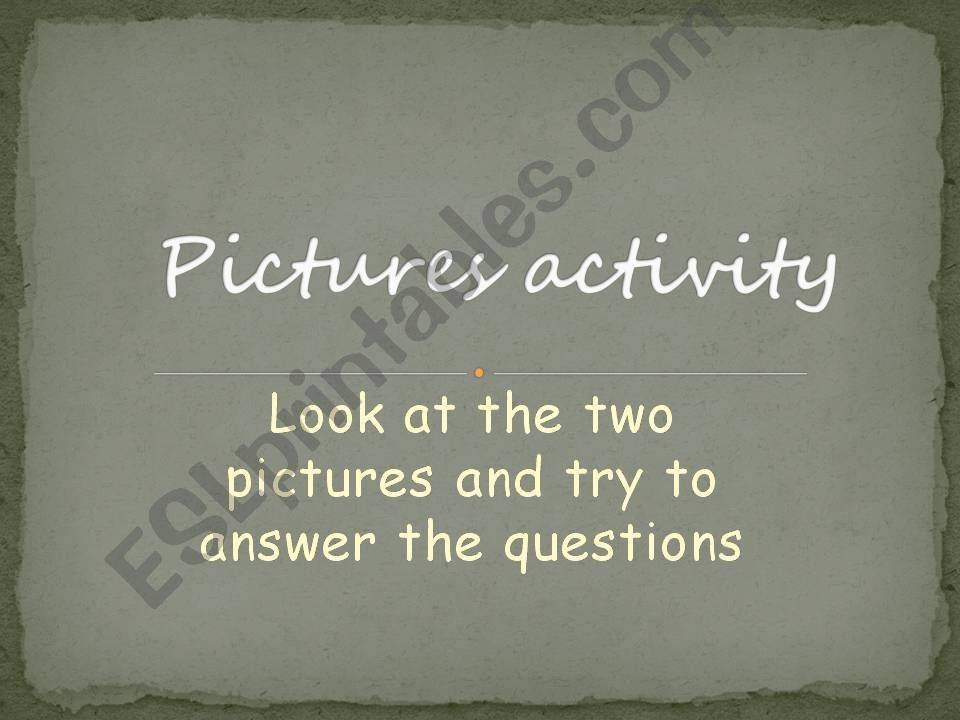 pictures activity powerpoint