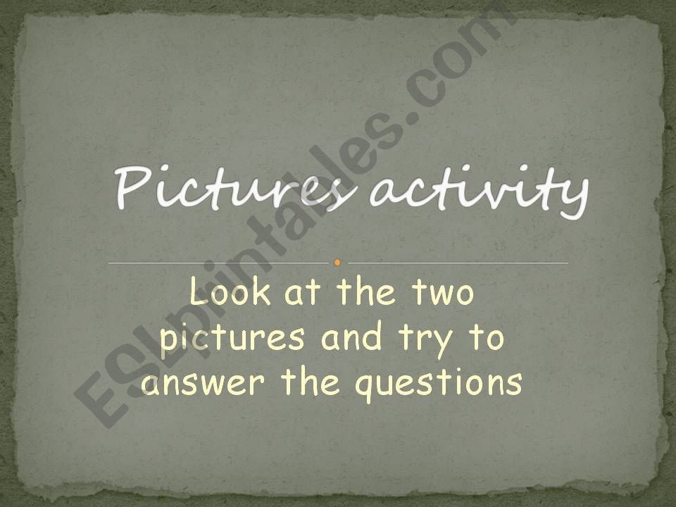 pictures activity powerpoint