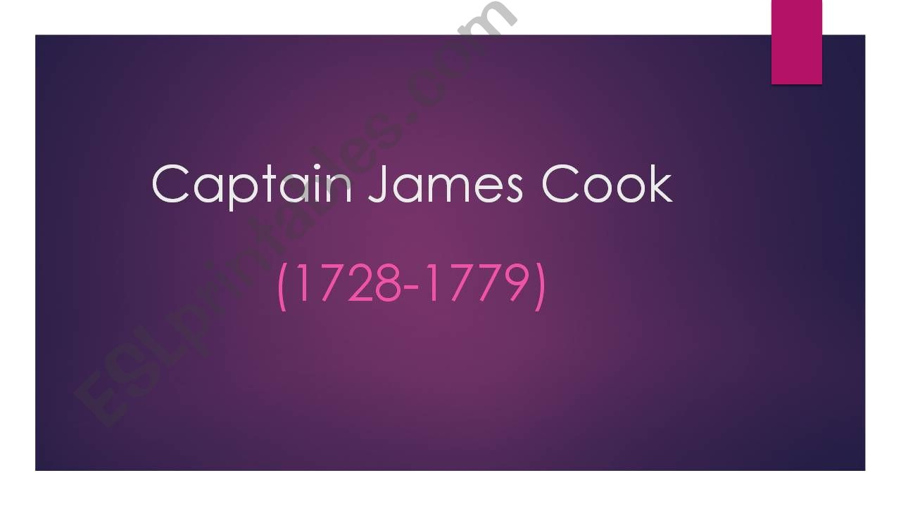 Captain Cook powerpoint