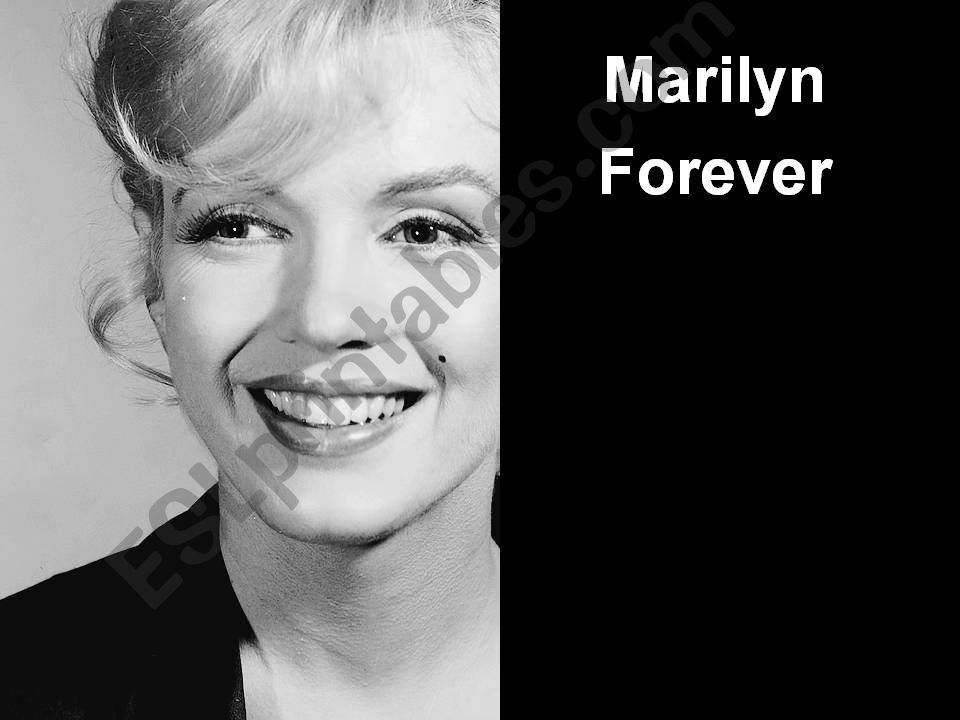 Marilyn Monroe powerpoint