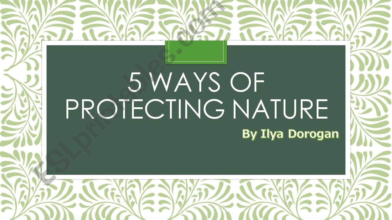 Environment powerpoint