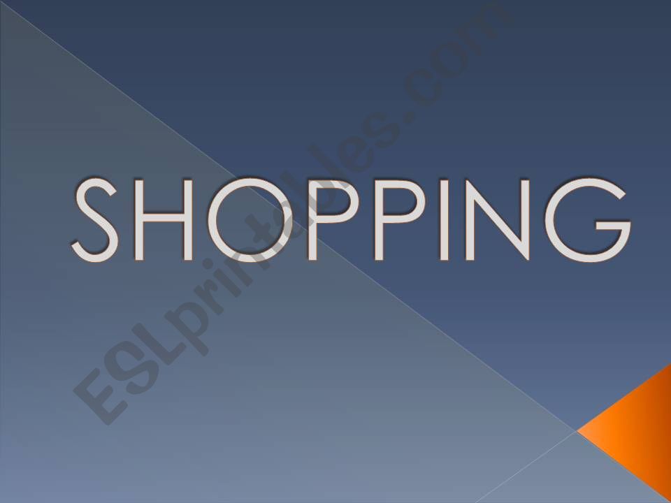 Shopping powerpoint