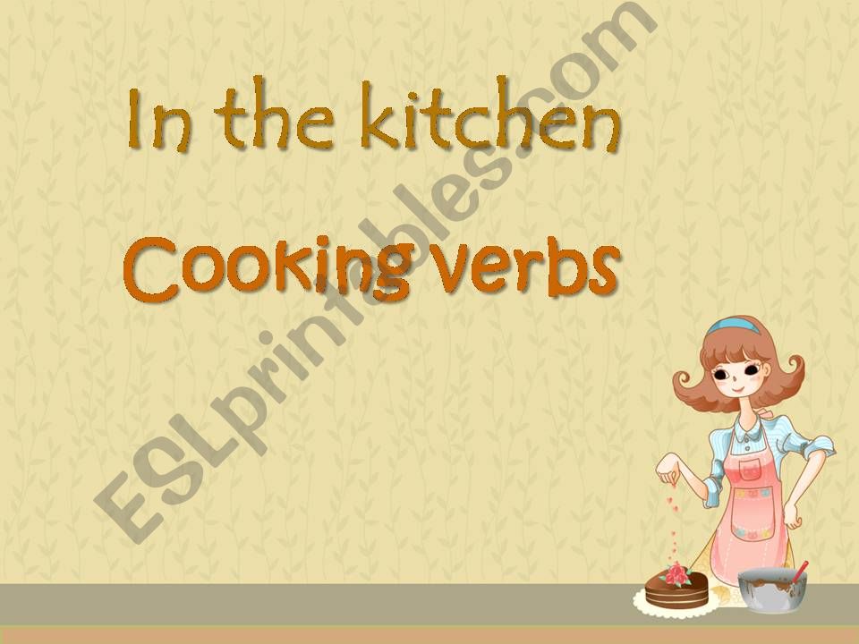 Cooking methods _verbs powerpoint