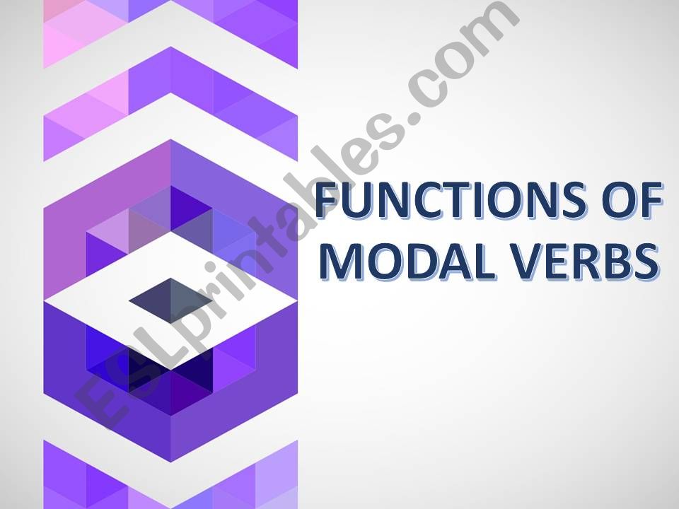 Modal verbs powerpoint