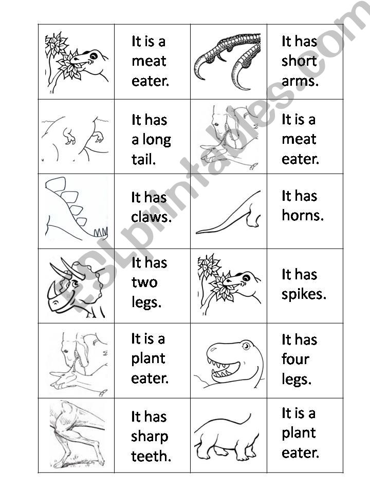 Dinosaur Dominoes powerpoint