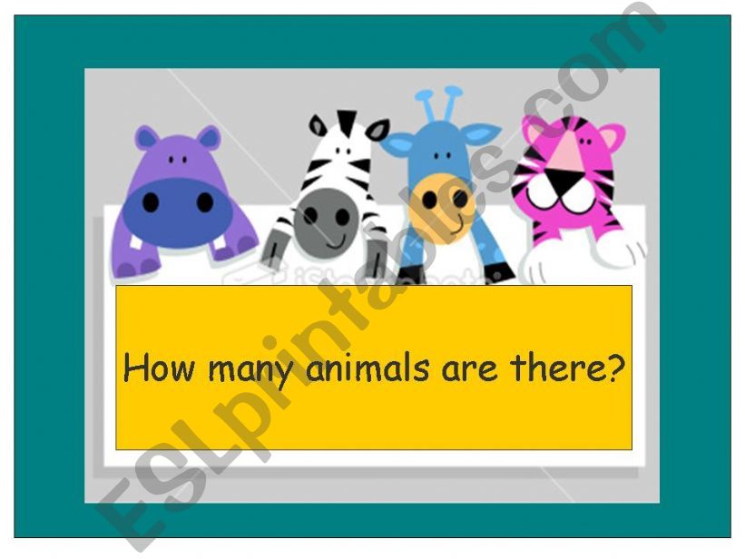 how many animals are there? powerpoint