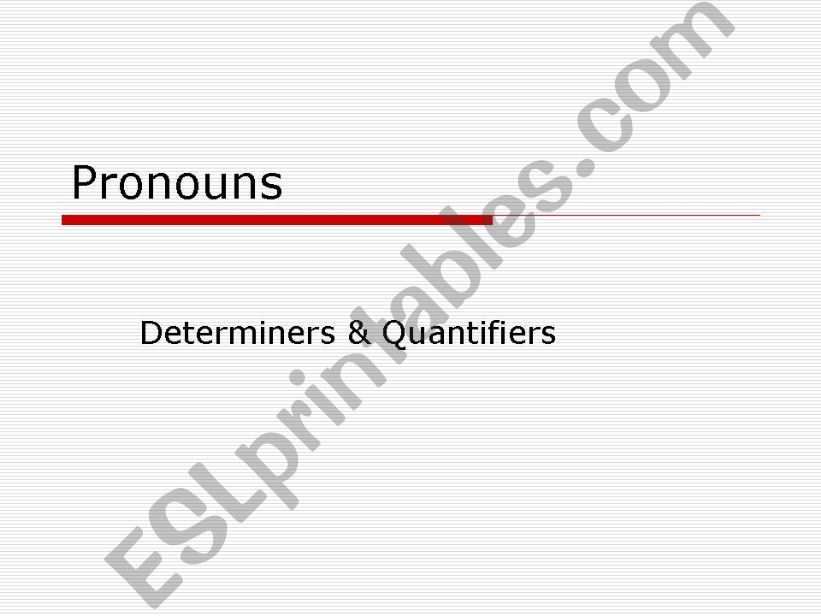 Pronouns powerpoint