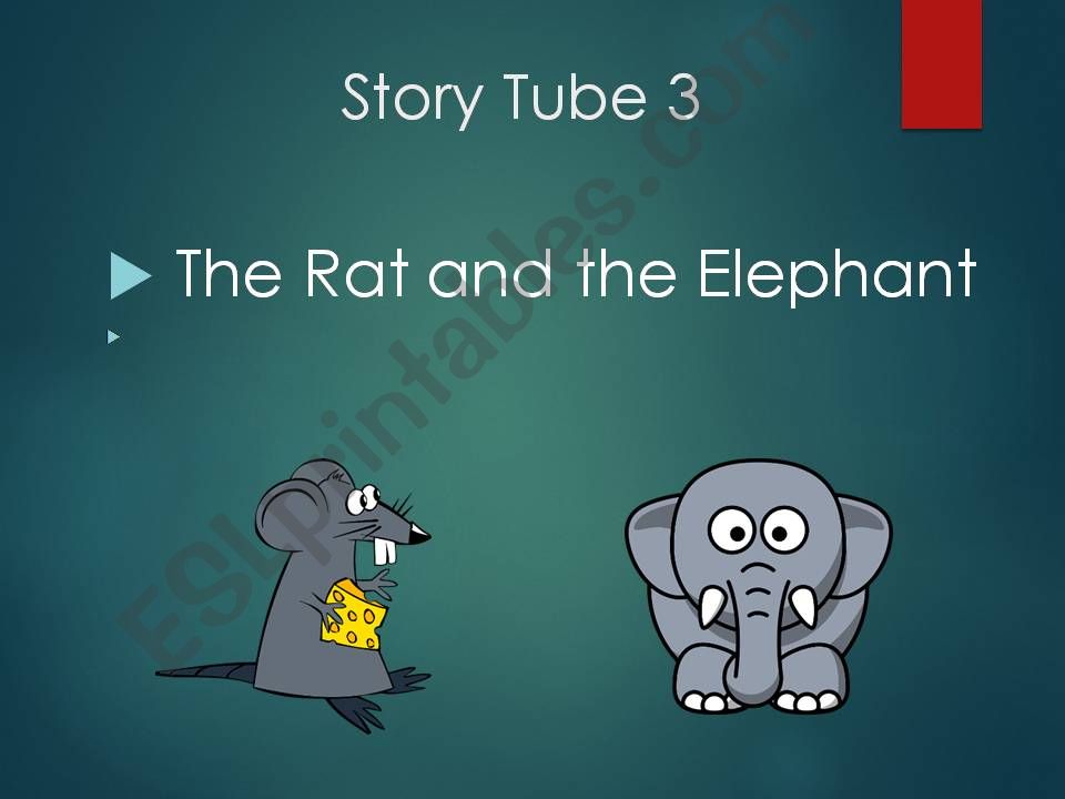 Story Tube 3 The Rat and the Elephant