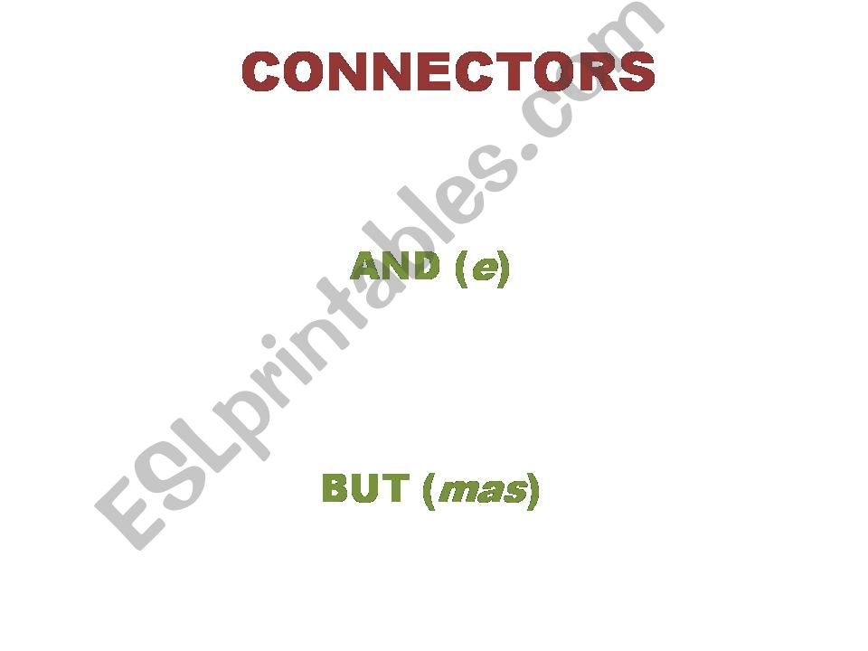 CONNECTORS powerpoint