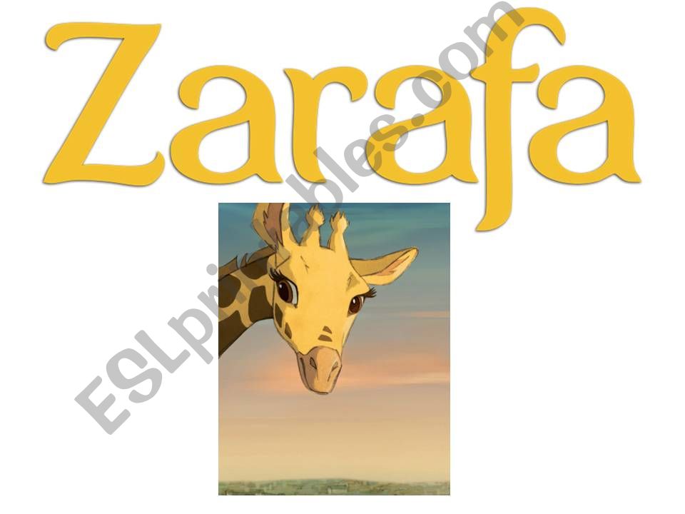 Zarafa powerpoint