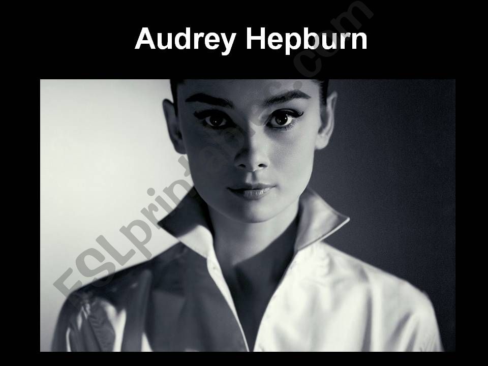 Audrey Hepburn powerpoint