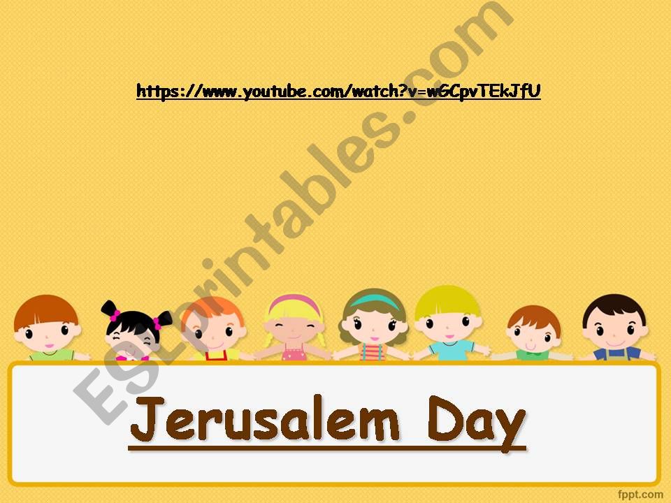 Jerusalem day powerpoint