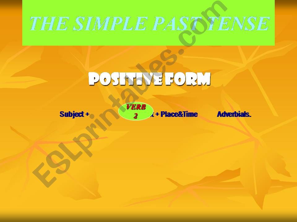 simple past powerpoint