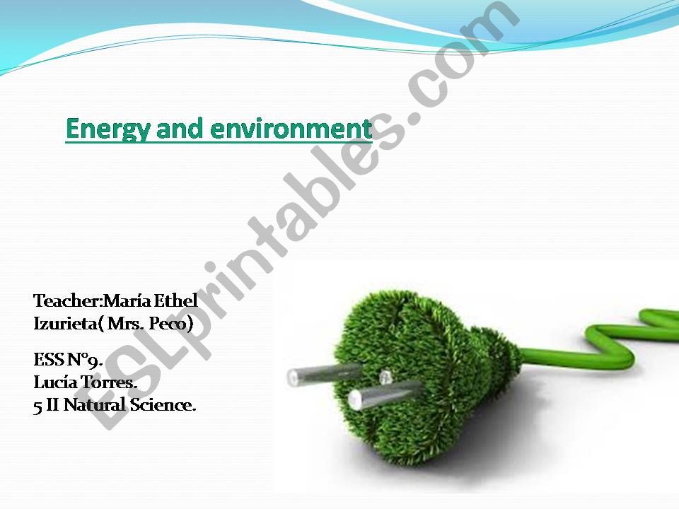Energies powerpoint