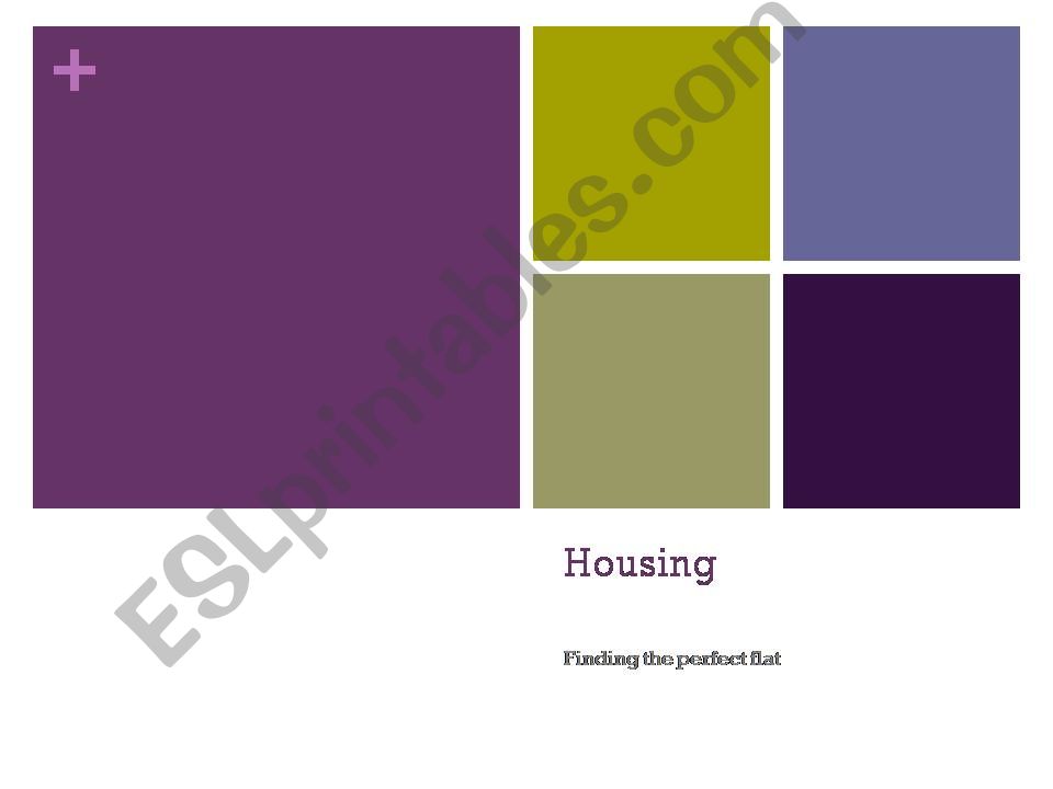 Housing Presentation powerpoint