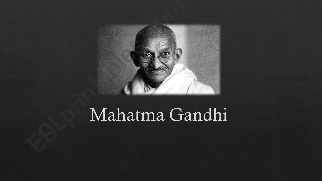 Gandhi powerpoint