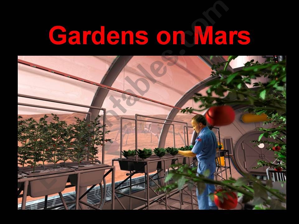 Gardens on Mars powerpoint