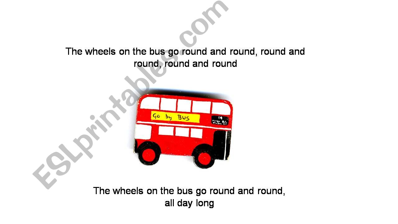 The wheels on the bus powerpoint