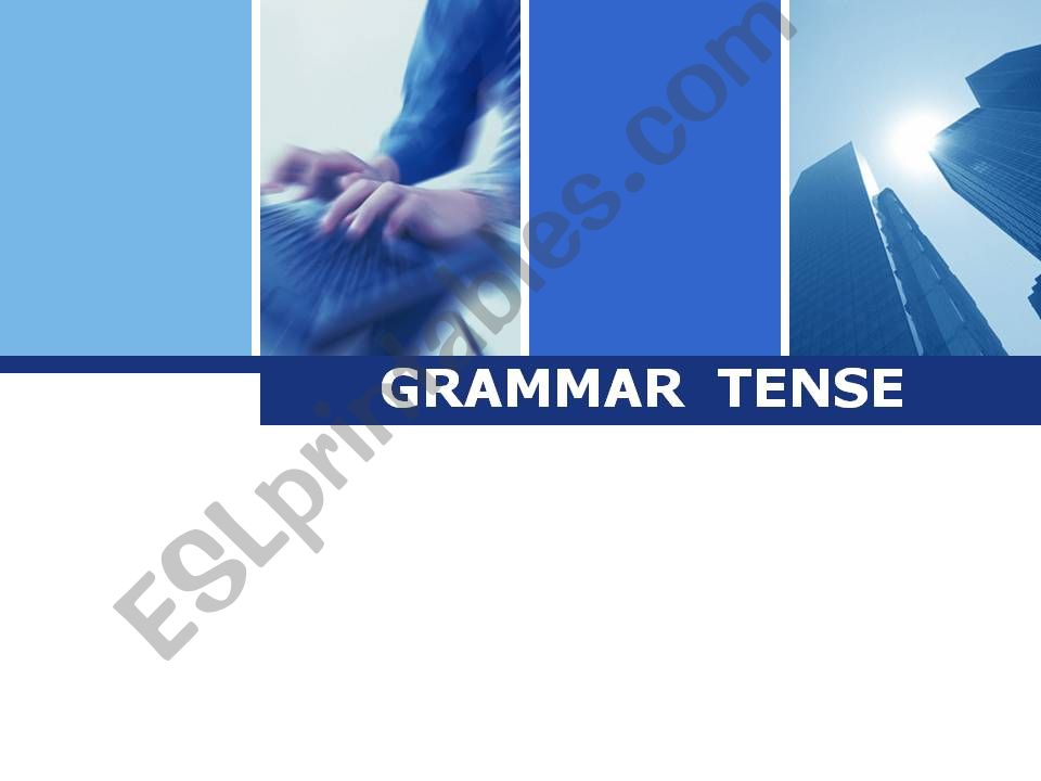 Grammar Tense powerpoint