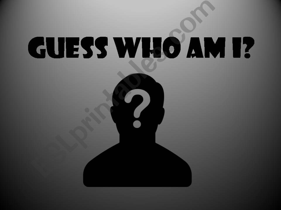 Guess who am I? Walt Disney powerpoint