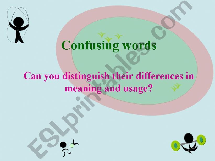 Confusing Words powerpoint