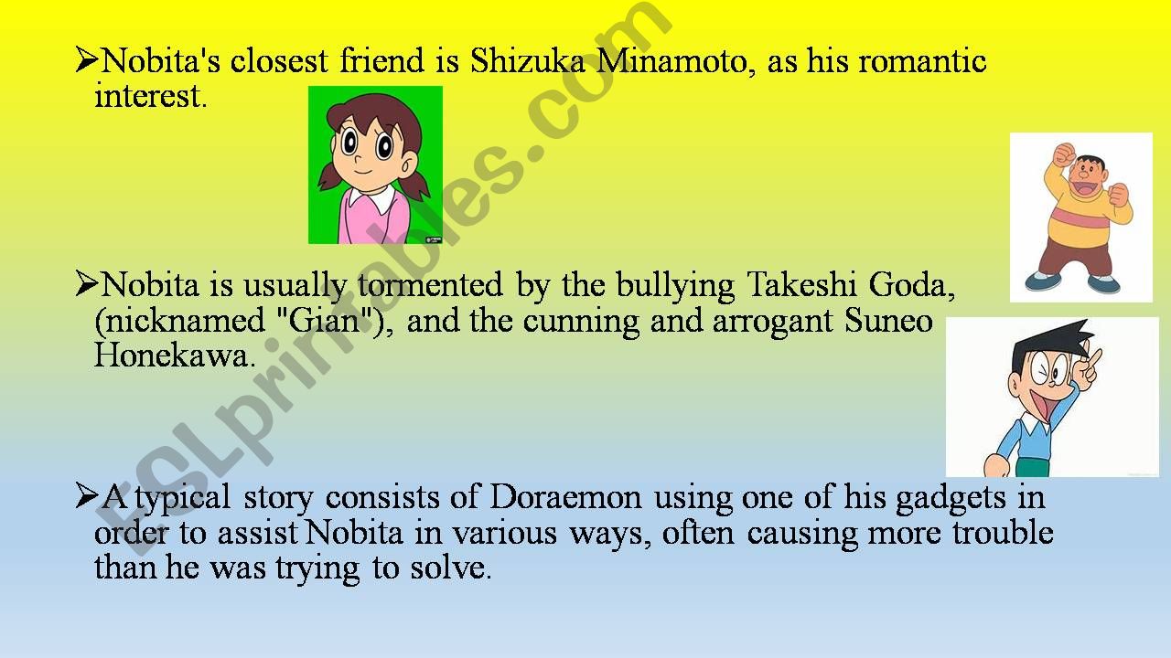 ESL - English PowerPoints: Writing: My Favourite Cartoon Character ESL - English PowerPoints: Writing: My Favourite Cartoon Character