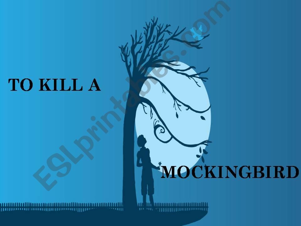 To kill a mockingbird powerpoint