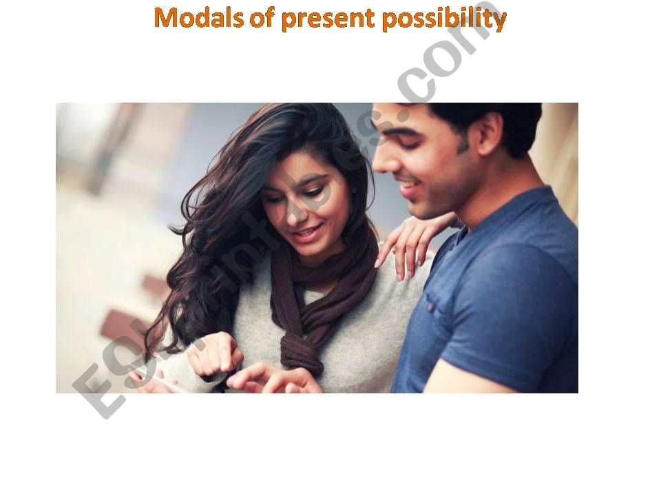 Modals of present possibility powerpoint