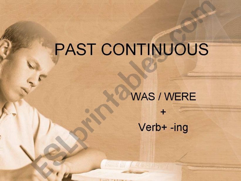 Past Continuous powerpoint