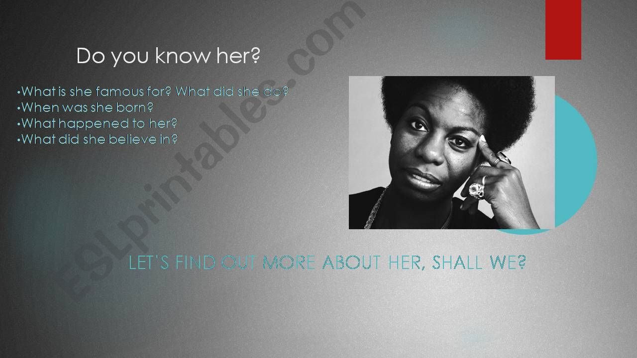 Nina Simone powerpoint