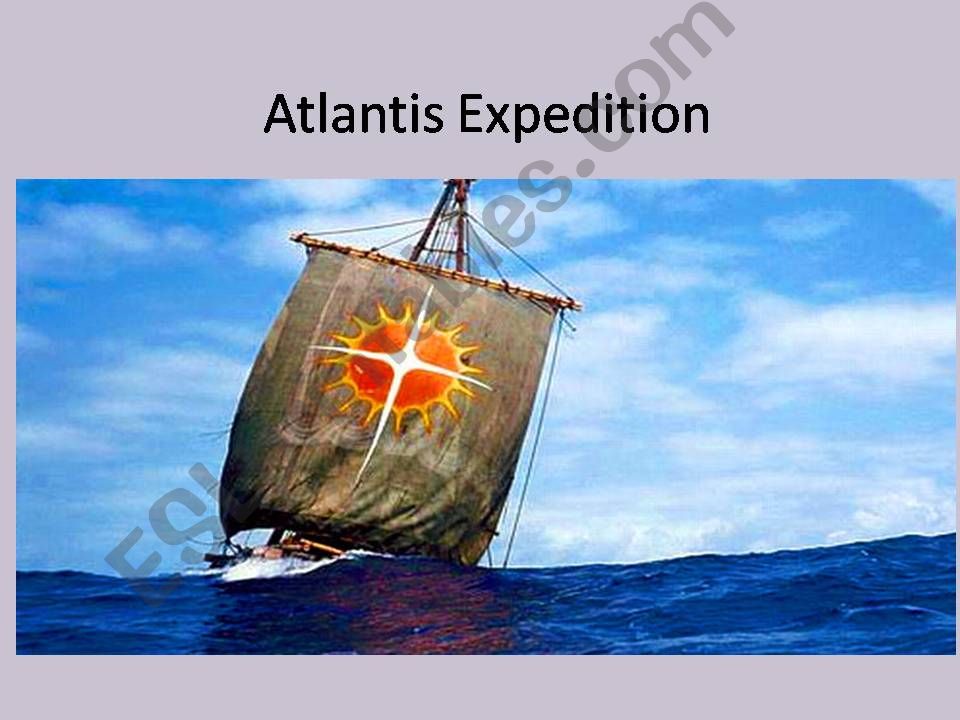 Atlantis expedition powerpoint