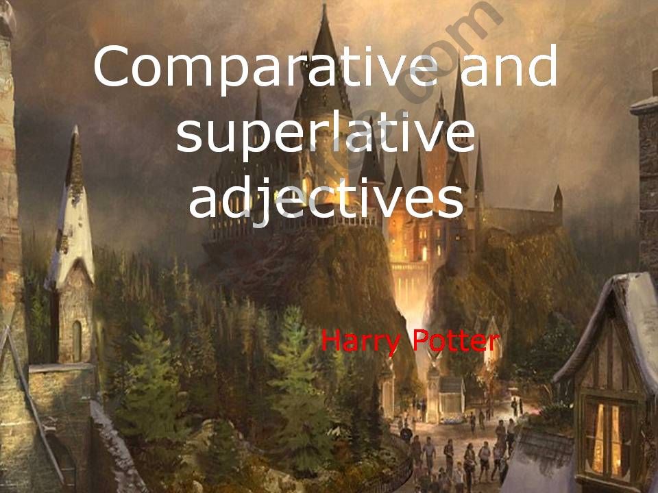 Comparative and superlative adjectives 