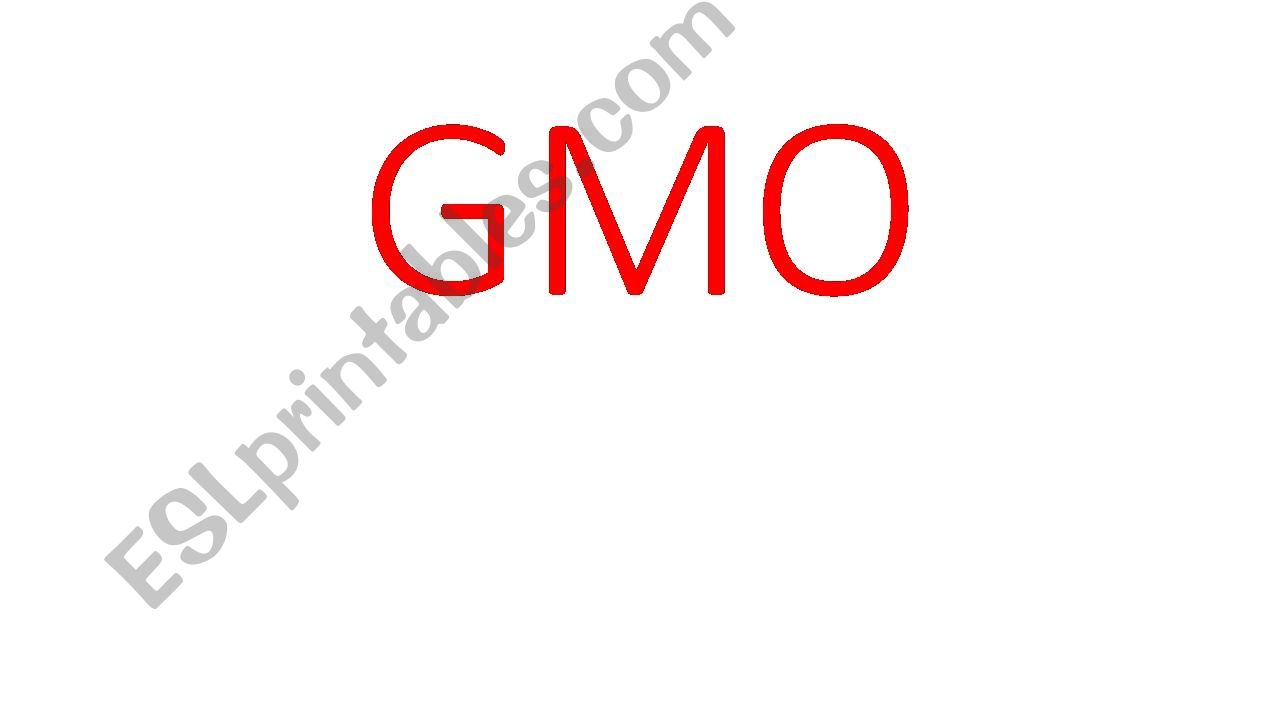 GMO FOOd powerpoint