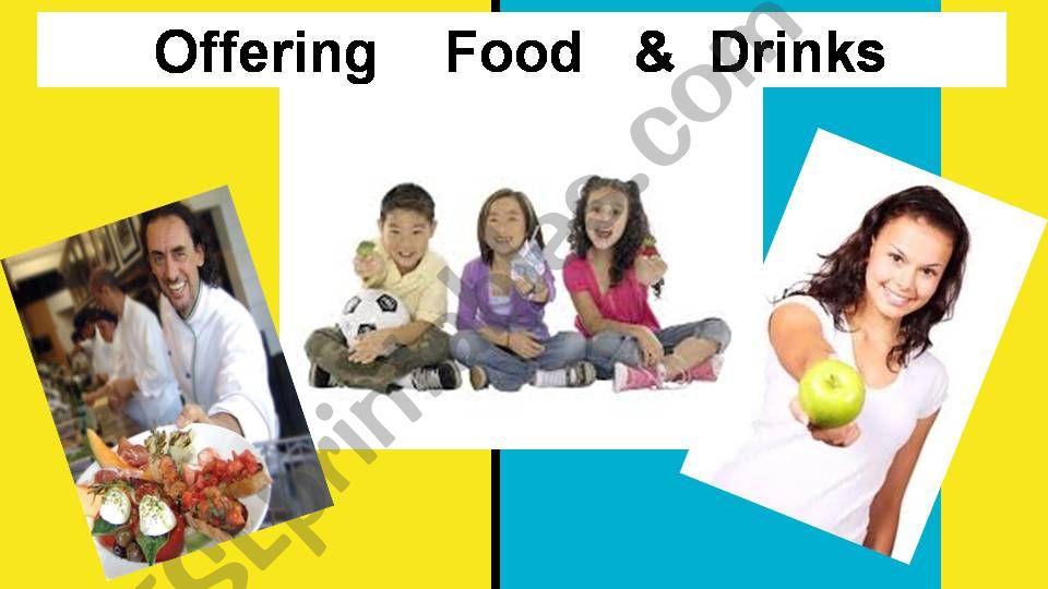 Offering Food and Drinks powerpoint