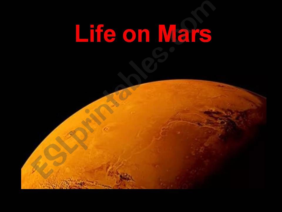 Life on Mars powerpoint