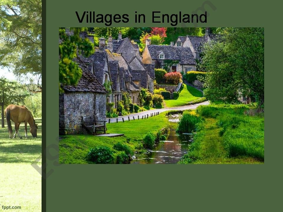 villages in England powerpoint