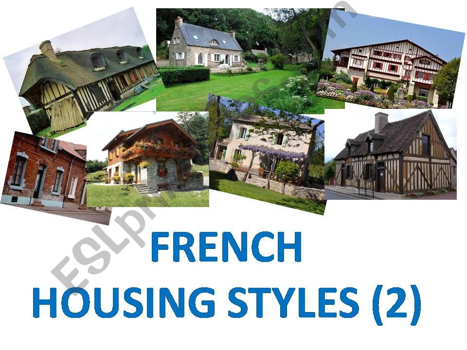 French Housing Styles(2) powerpoint