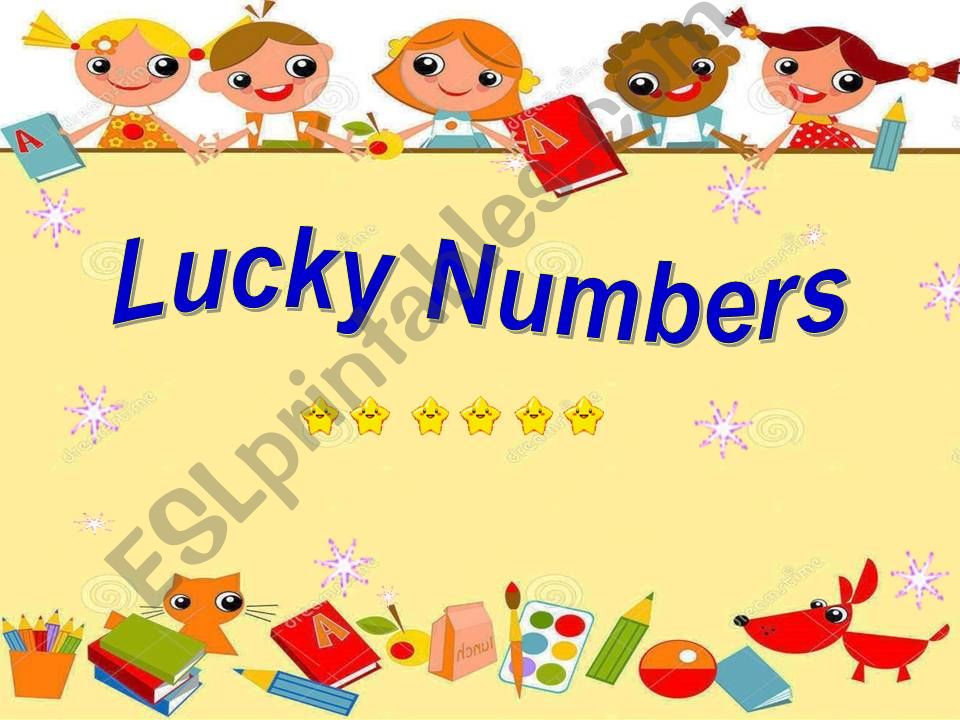 lucky numbers powerpoint