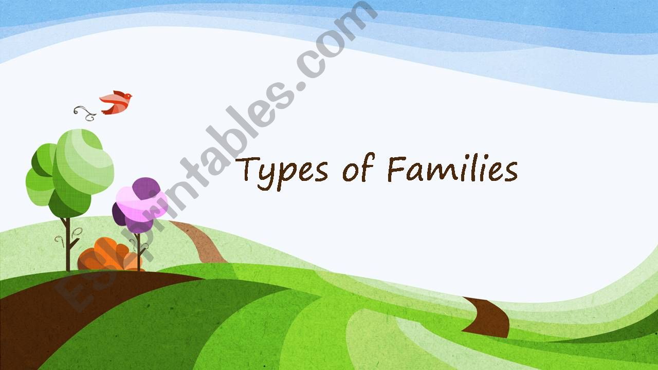 Family types powerpoint