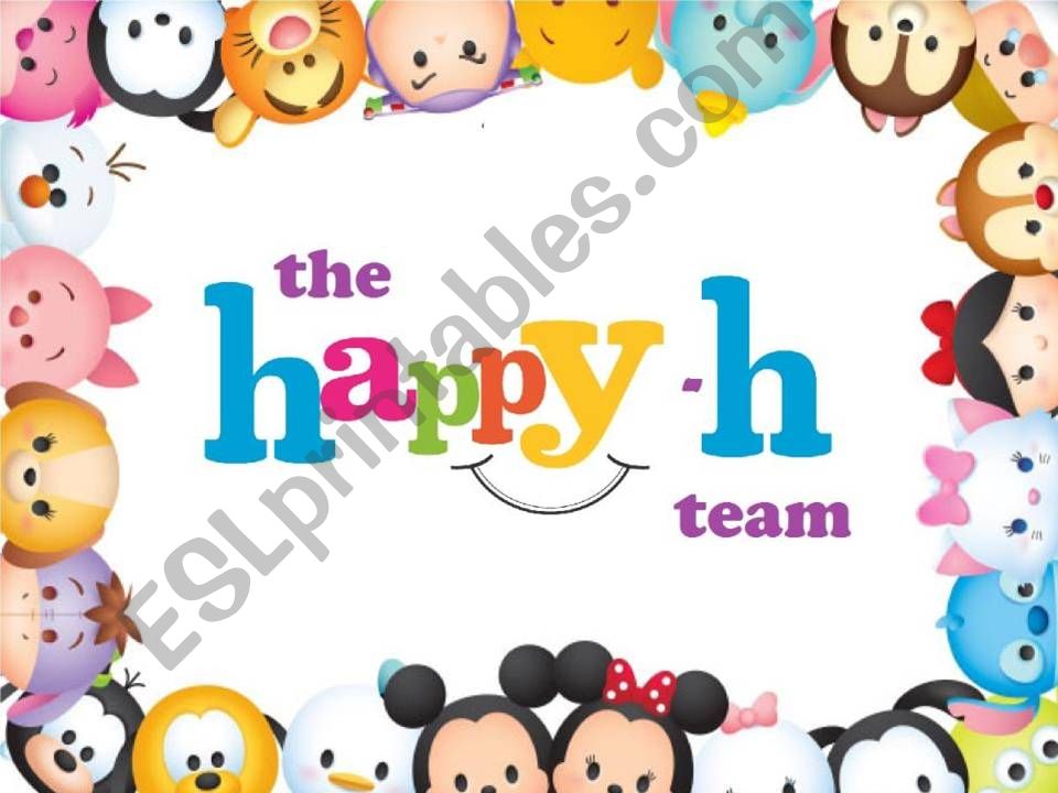 Phonics - Digraphs - The Happy -H Team