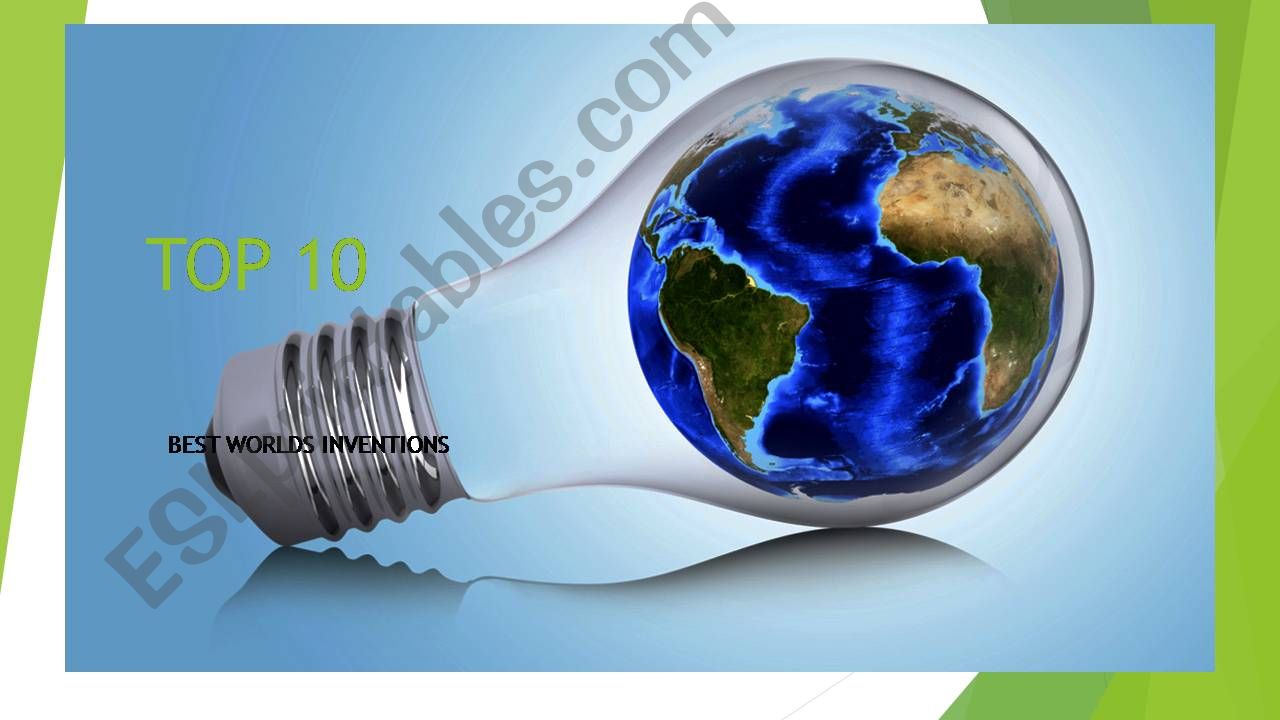 Top 10 inventions powerpoint